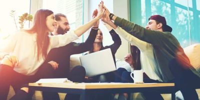 High-five-in-friendly-atmosphere